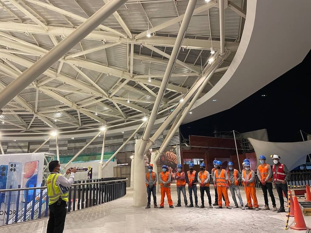 Equipo de construcción profesional