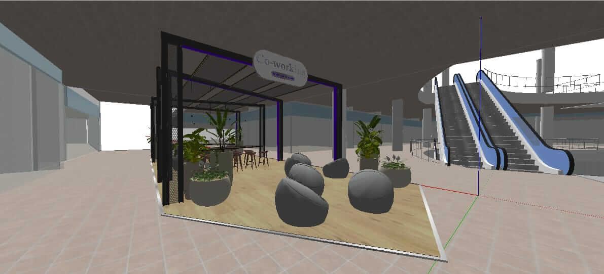 Construcción e implementación de coworking y zonas de descansos Real Plaza Puruchuco - Imagen 4